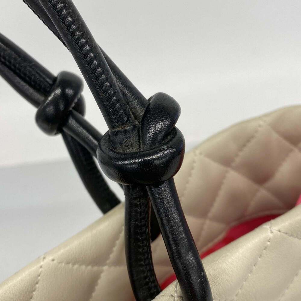 CHANEL Black Lambskin Leather Tote Bag - Picture 8 of 13